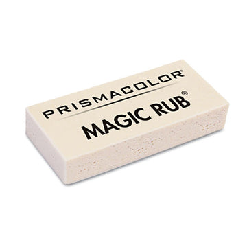 Prismacolor® Magic Rub Eraser, For Pencil-ink Marks, Rectangular Block, Medium, Off White, Dozen freeshipping - TVN Wholesale